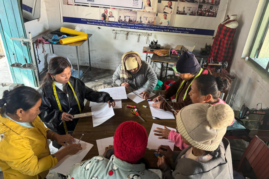 Bag-making Sharing Workshop in Beldangi